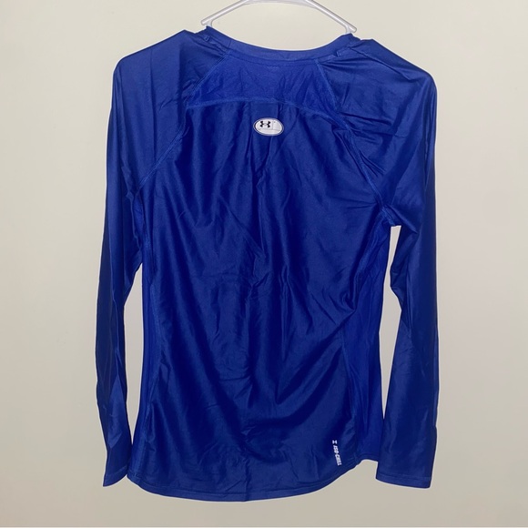 UNDER ARMOUR Women's Iso-Chill Team Solid Long Sleeve Shirt NWT Royal Blue M - Picture 2 of 4